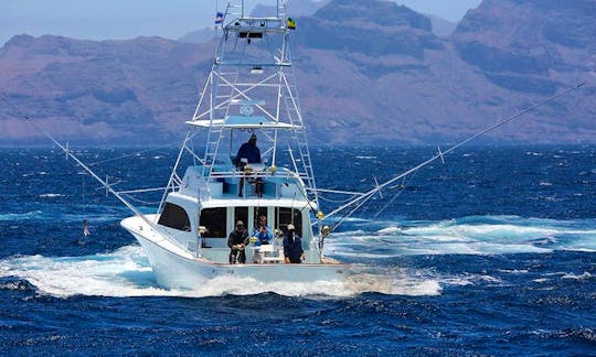 Fishing Charter On ''Hebe'' Sports Fisherman Yacht In Mindelo, Cape Verde