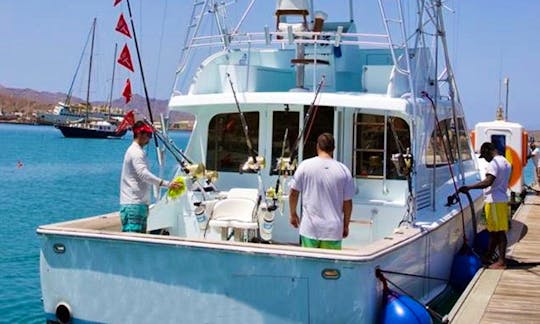 Fishing Charter On ''Hebe'' Sports Fisherman Yacht In Mindelo, Cape Verde