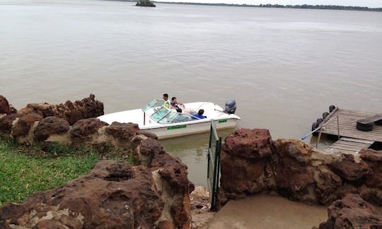 Spend time fishing in Paso de la Patria, Argentina on Bowrider