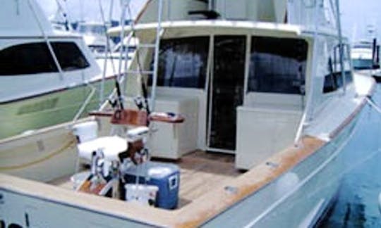 38' Sport Fisherman Fishing Charter in Herradura, Costa Rica