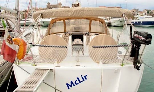 Charter 44ft "McLir" Dufour 445 GL Sailing Yacht In Nettuno, Italy