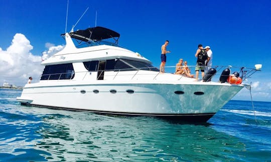 Charter 55' Carver Power Mega Yacht in Quintana Roo, Mexico