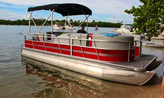 Rent 22' Bentley Pontoon In North Miami Beach and Hollywood, Florida