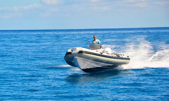 Rent 23' Selva Pro 700 Rigid Inflatable Boat in Saint-Gilles les Bains, Reunion