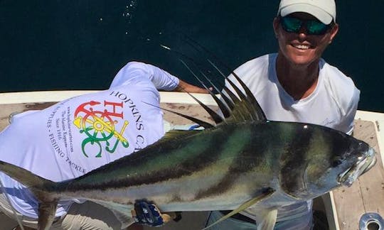 Enjoy Fishing in Rivas, Costa Rica on 34' Topaz Sport Fisherman