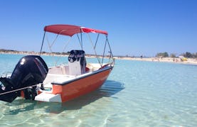 30hp 5,5m motorboat in Chora Sfakion, Greece
