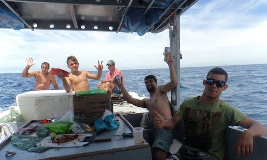 Great Fishing Time in Guarapari, Brazil on Trawler