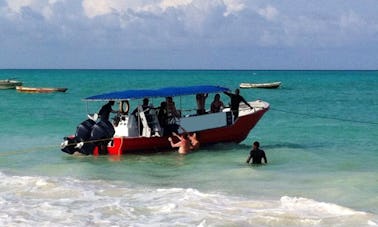 Dive Boat In Paje Zanzibar
