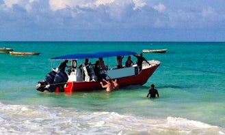 Dive Boat In Paje Zanzibar