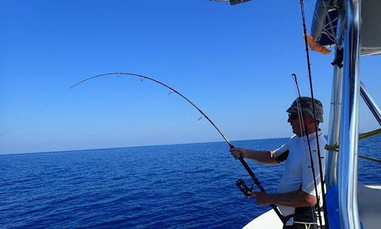 Charte de pêche sur console centrale Pathfinder à Quepos, Costa Rica, le