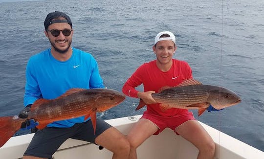 Charte de pêche sur console centrale Pathfinder à Quepos, Costa Rica, le