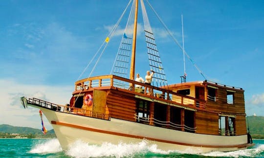 MV Phuket Champagne - Unique wooden boat with atmosphere