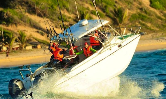 Enjoy Fishing in Inhambane, Mozambique on 25’ King Cat Power Catamaran