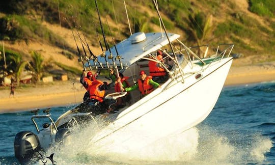 Enjoy Fishing in Inhambane, Mozambique on 25’ King Cat Power Catamaran