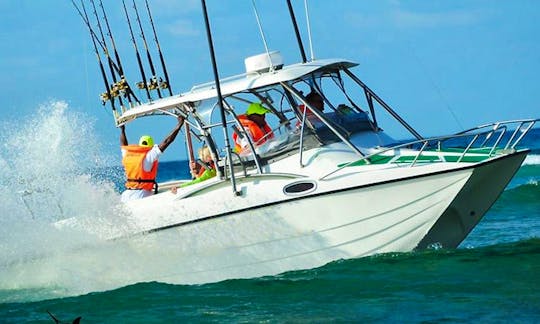Enjoy Fishing in Inhambane, Mozambique on 25’ King Cat Power Catamaran