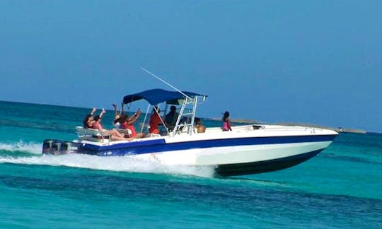 Power Boat Adventures and Fishing Charter in Nassau, The Bahamas for 15 People!