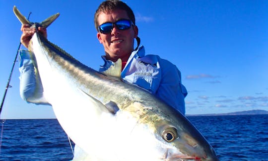 Kingfish to 15kg are common with fish to 25kg possible