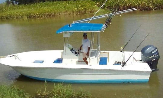 Disfrute de la pesca en Puntarenas, Costa Rica, en la consola central