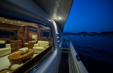 Charter 70' Posillipo Rizzardi Power Mega Yacht in Greece