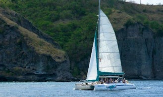 Charter 57' Cata Kreyol Cruising Catamaran in Gros-Morne, Martinique