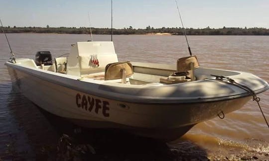 Enjoy Fishing in Salto, Uruguay on Jon Boat