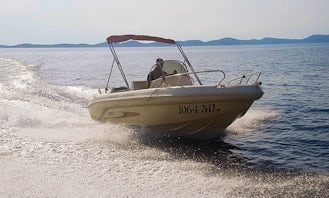 Experience the water of Mali Lošinj, Croatia Rent a Deck Boat!