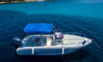 Ranieri Shadow 22 Deck Boat Rental in Mali Lošinj, Croatia