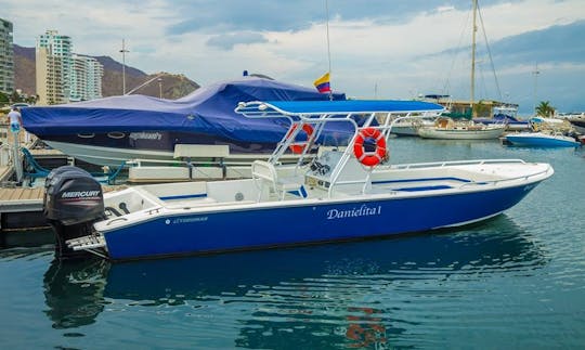 Consola central Charter Danielita I en Santa Marta, Colombia