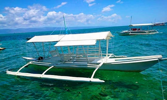 6 Person Pontoon Charter in Bais City, Philippines