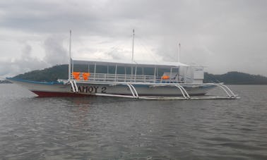 Charter Our Paraw "Samoy 2" For the Day in Bais City, Philippines