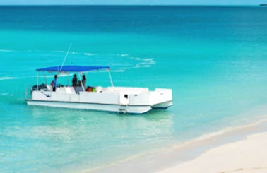 Charter 38ft 'Cool Cat' Luxury Pontoon In Caicos Islands, Turks and Caicos Islands