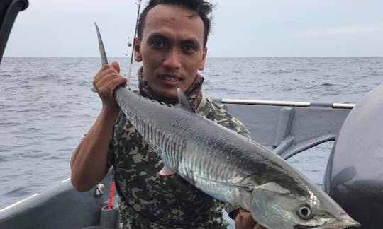 Enjoy Fishing in Kota Bharu, Malaysia on Center Console