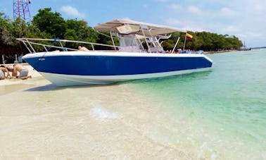 Charter 28' Intrepid Center Console in Cartagena, Colombia.