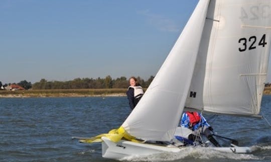 Hire a 14' Laser Vago Daysailer in Kinrooi, Belgium