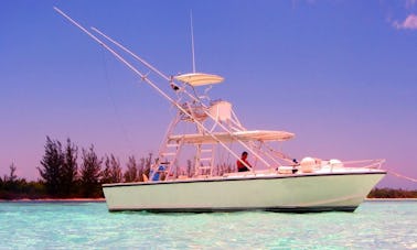 Carta de pesca no iate “Grand Slam” Island Hopper Sports Fisherman de 31 pés em Cozumel, México