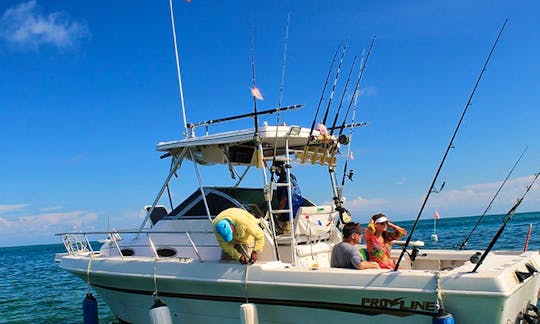 36' Pro-Line Fishing Boat In Punta Gorda, Belize