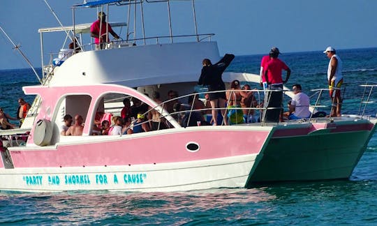 Charter 47' Power Catamaran in Punta Cana, Dominican Republic