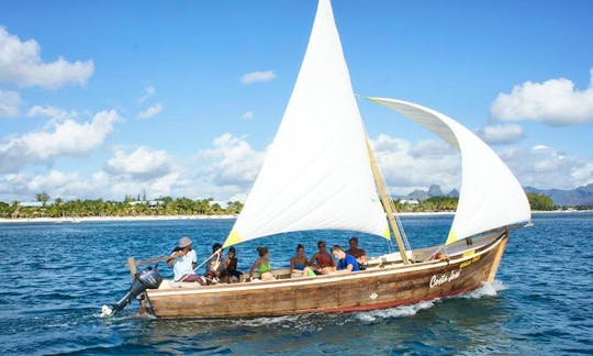 Charter a Tradional Dhow Sailboat in Pointe aux Biches, Mauritius