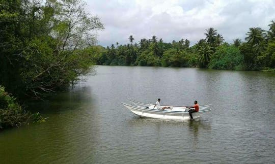 Rent a Traditional Paddle Boat in Galle, Sri Lanka