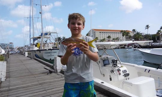 Fishing Tour in Oranjestad, Aruba on Center Console