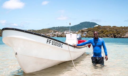 Alugue um passeio de barco para 4 pessoas em Le François, Martinica