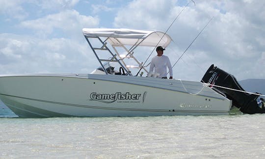 Enjoy Fishing in Flic en Flac, Mauritius on 26' Cuddy Cabin