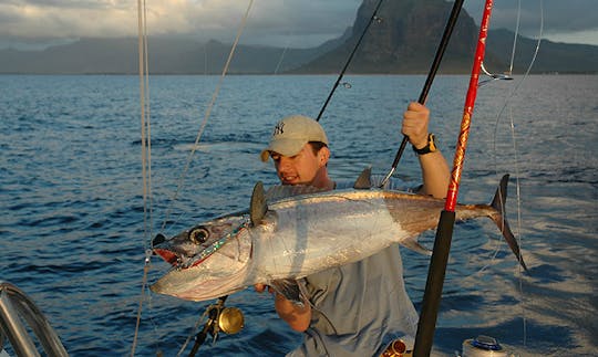 Enjoy Fishing in Flic en Flac, Mauritius on 26' Cuddy Cabin