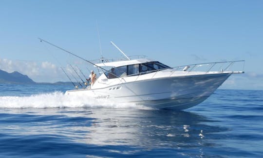 Enjoy Fishing in Flic en Flac, Mauritius on 34' Sport Fisherman