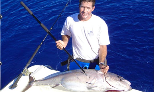 Enjoy Fishing in Flic en Flac, Mauritius on 42' Moana Sport Fisherman
