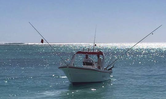 Enjoy Fishing in La Gaulette, Mauritius on Center Console