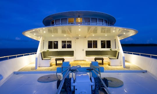 Charter the Ocean Sapphire Power Mega Yacht in Maldives!