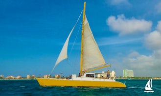 Charter the 65ft "The AruSun" Sailing Catamaran In Noord, Aruba!