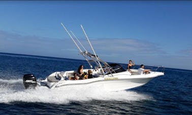 Enjoy Fishing in Le Morne, Mauritius on 29' Bowrider