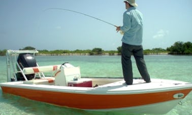 Carta de pesca óssea em Center, Anegada, Ilhas Virgens Britânicas